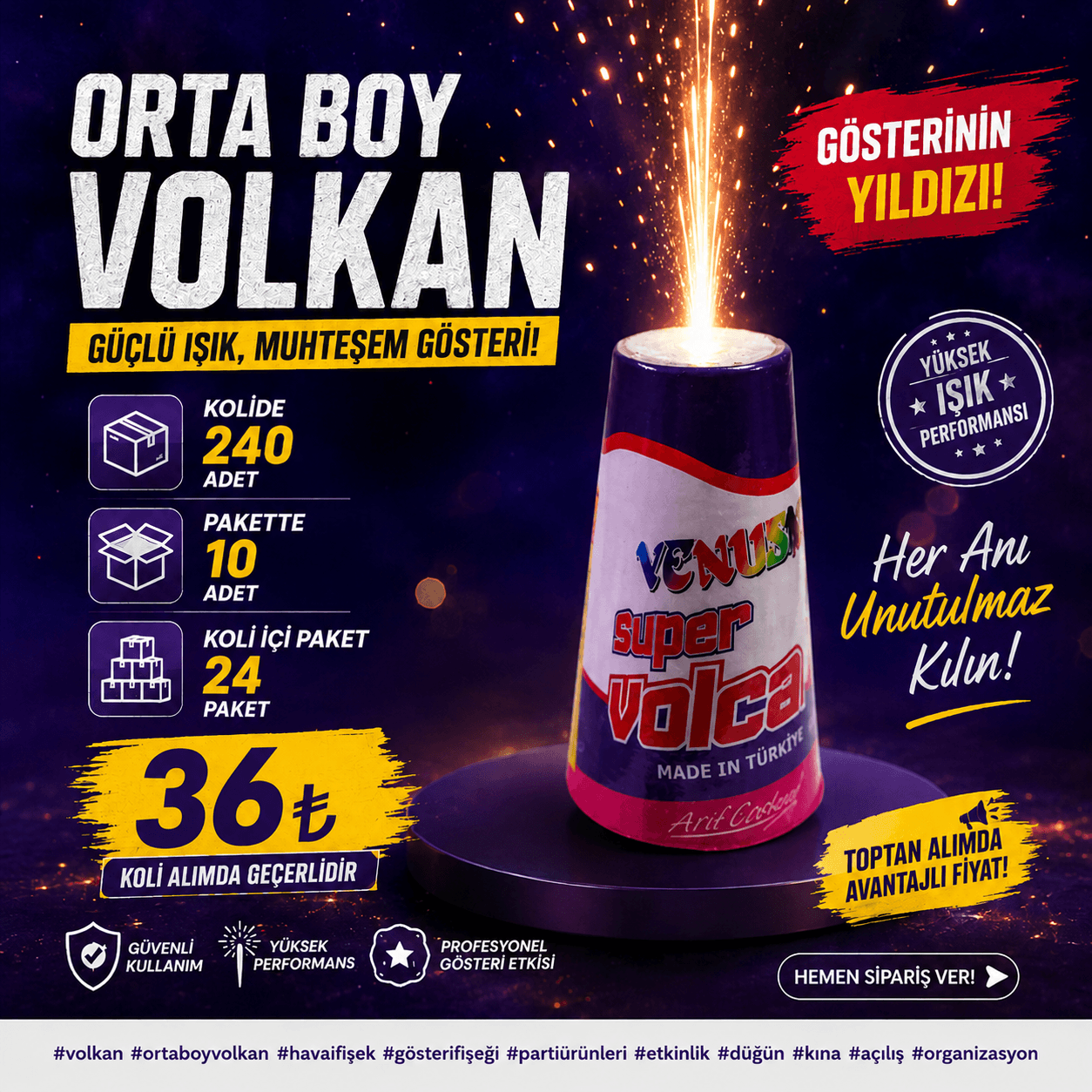 Fotoğraf Çekim Orta Boy Volkan